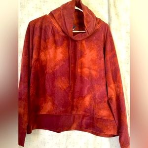 Old Navy Crop Fleece Tie Dye.